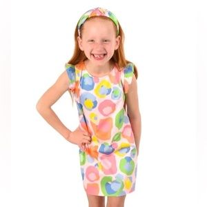 Emily McCarthy Girl’s Lil Dress - Candy Cheetah